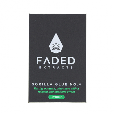 Gorilla Glue No. 4 Shatter by Faded Extracts